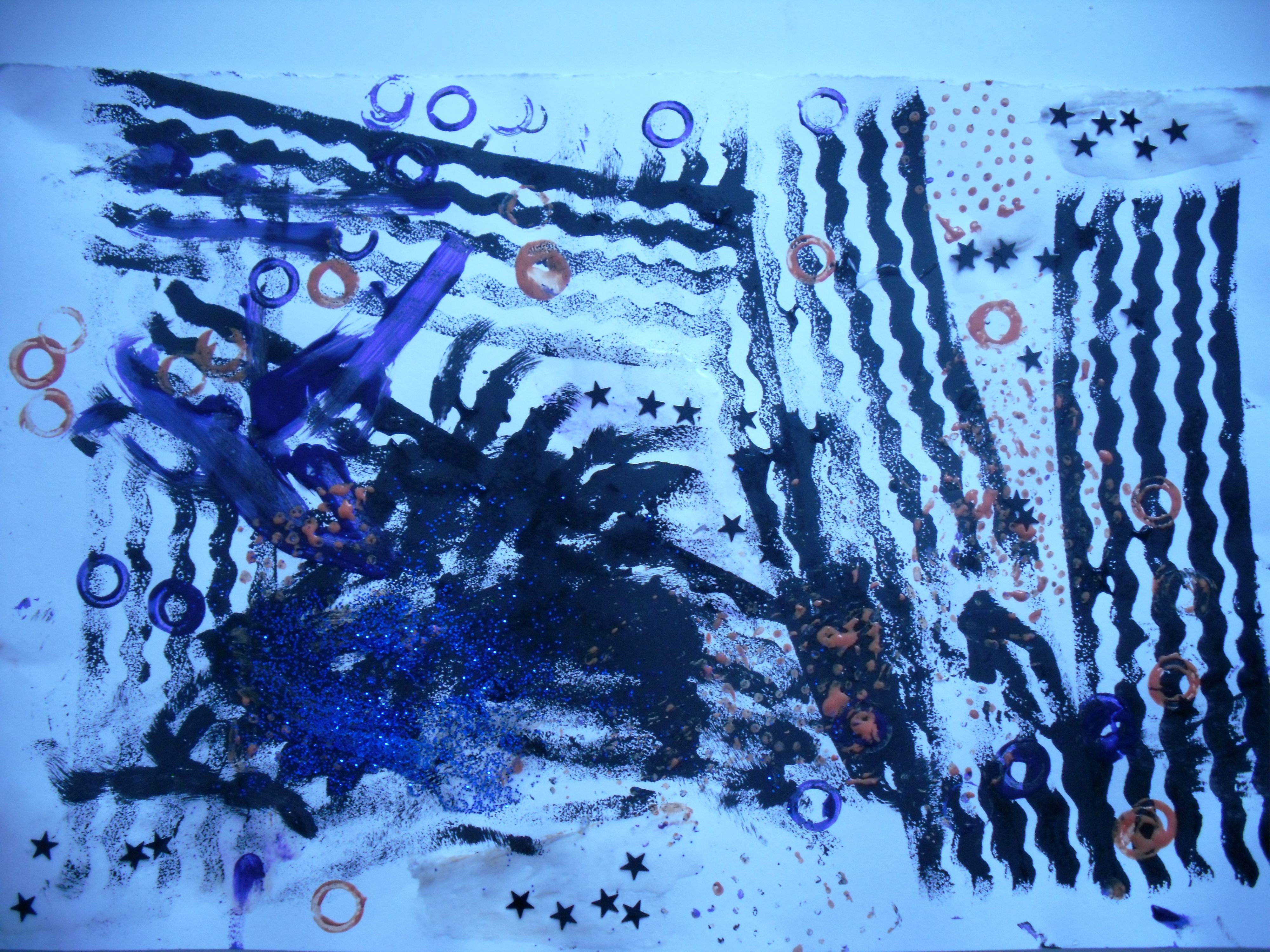 Art plastique , le noir